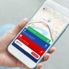 ezfare mobile ticketing app on smartphone