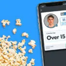 Yoti digital ID on a smartphone at a UK cinema