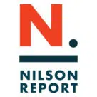 the NIlson report red and black logo