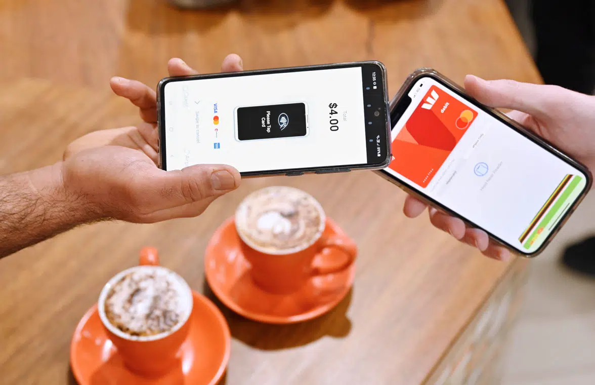 Contactless payment being made on Android NFC smartphones in Australia