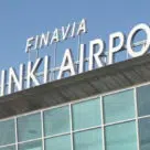 Front of Finland's Helsinki Airport building