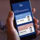 Greece digital ID card and driving licence on smartphone