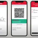 Fairtiq contactless mobile ticketing app on smarthphones