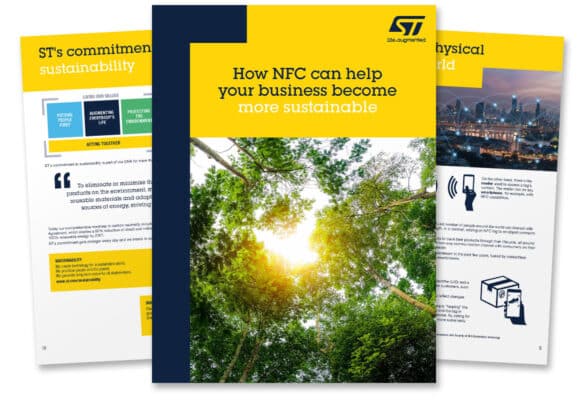 Cover of STMicroelectronics How NFC can help your business become more sustainable white paper