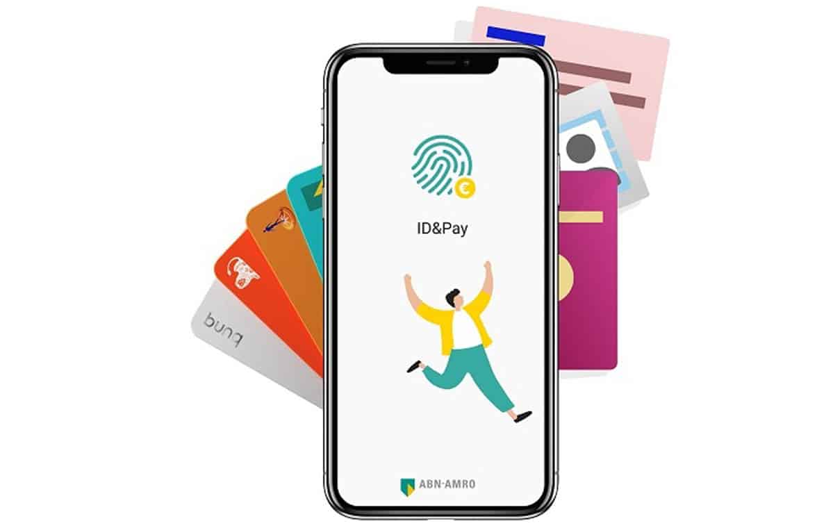 ABN Amro ID&Pay digital ID and payments app on smartphone screen
