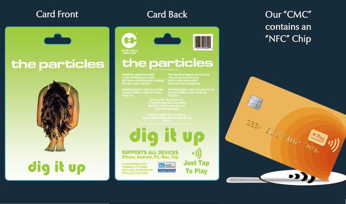 Community Musician collectible NFC music cards 