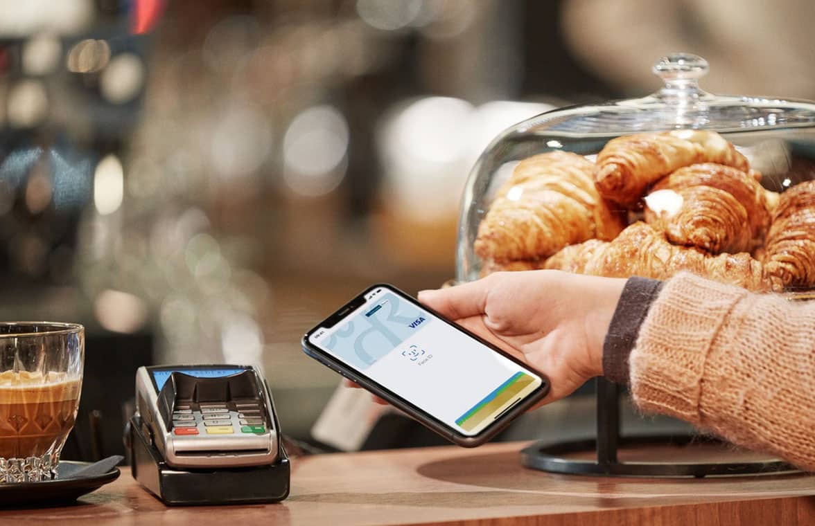Mobile phone payment using Apple Pay/Dankort
