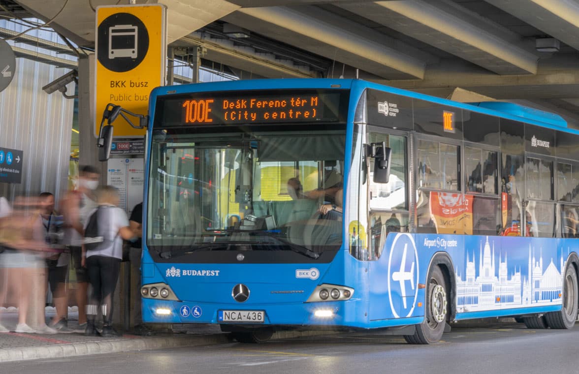 Budapest airport shuttle bus trialling open loop contactless fare payments
