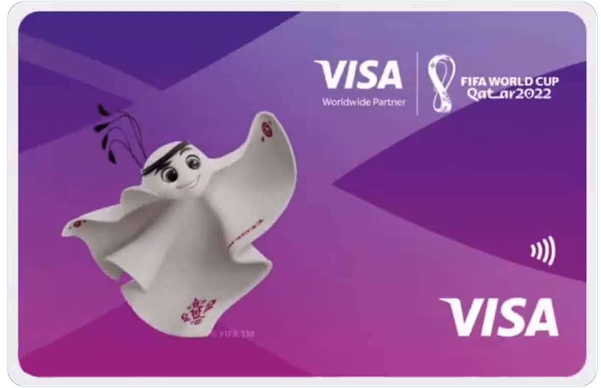 Visa digital prepaid card for FIFA World Cup Qatar 2022
