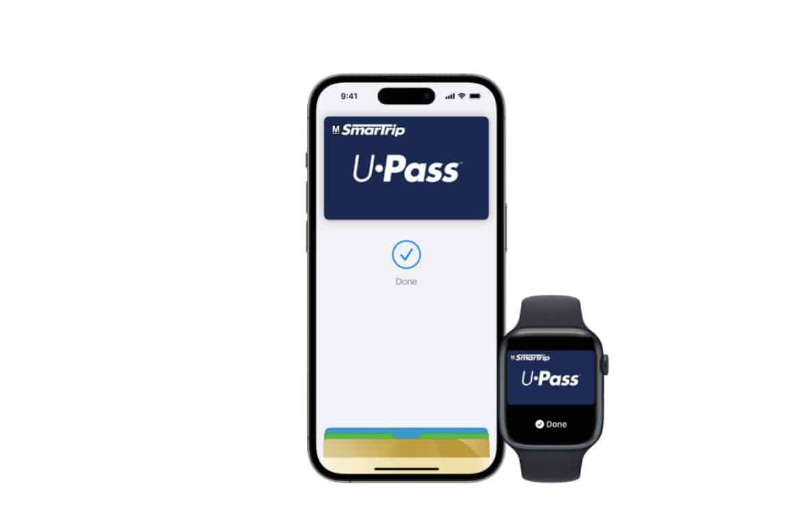 Washington Metro Smartrip Upass digital transit passes on Apple Wallet iphone and Apple Watch
