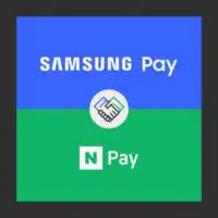 Samsung Pay and Naver Pay logos