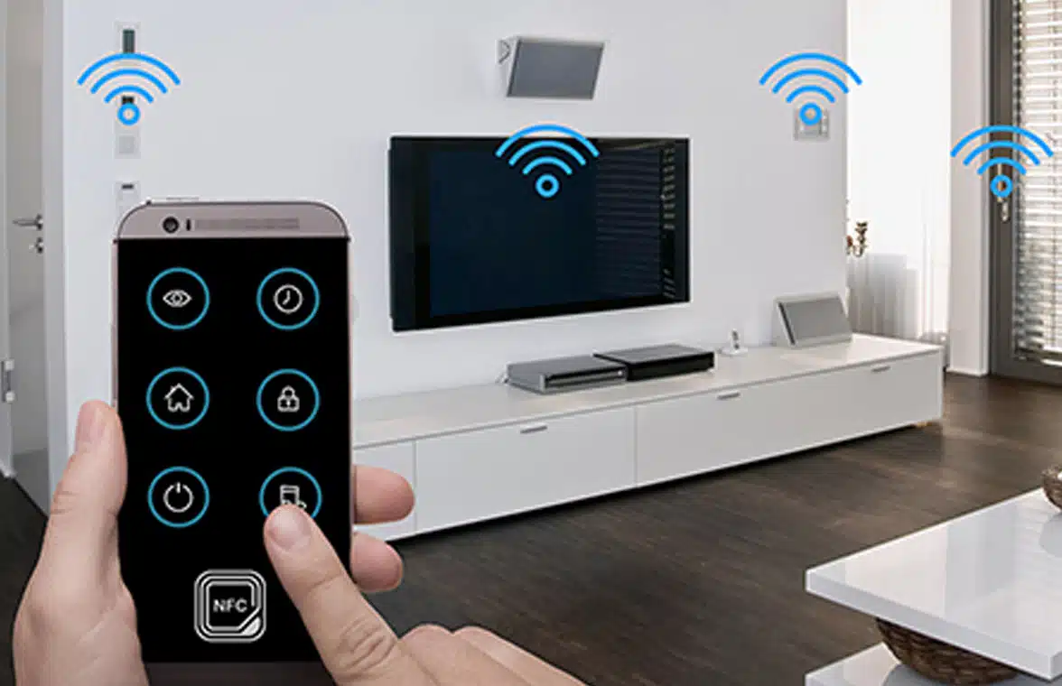 NFC for IOT commissioning points in a smart home