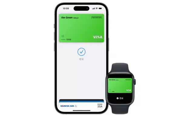 Apple Pay on iphone and apple watch in South Korea
