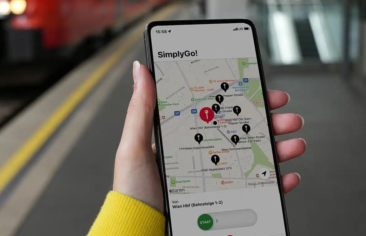 Austria's OBB tickets app SimplyGo multi-modal ‘swipe on, swipe off’ mobile fare payments system
