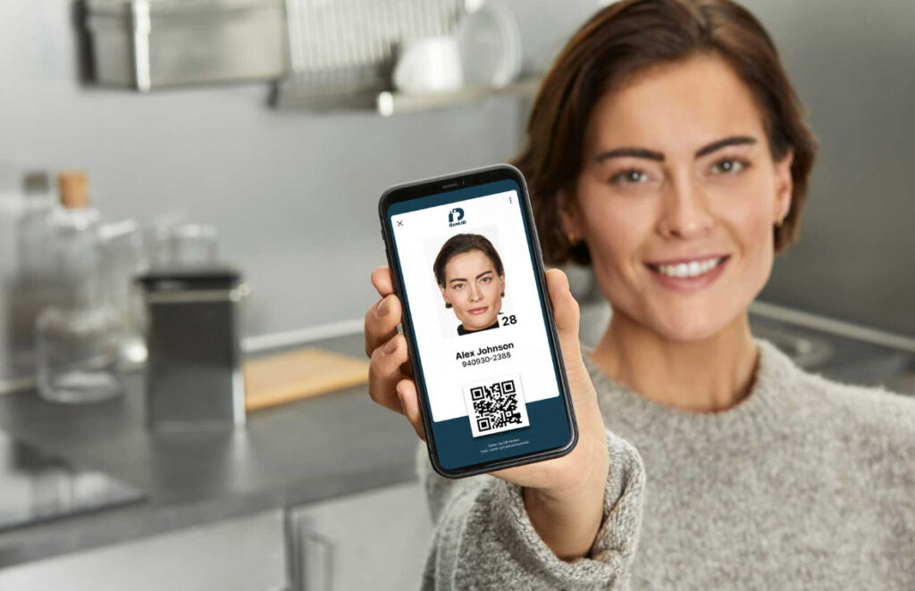 Swedish banks consortium BanksID  digital ID card on smartphone