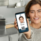 Swedish banks consortium BanksID digital ID card on smartphone