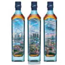 Johnnie Walker Blue Label Cities of the Future bottles with NFC tags for immersive digital experience