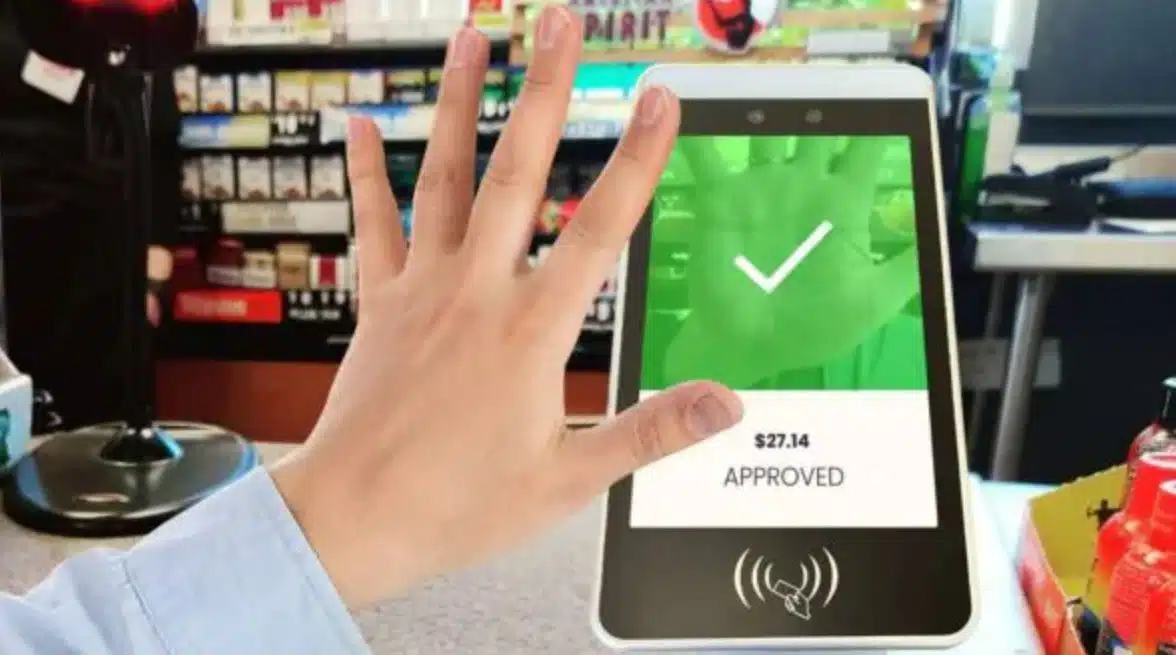 Redrock Biometrics Palm ID for pay by palm
