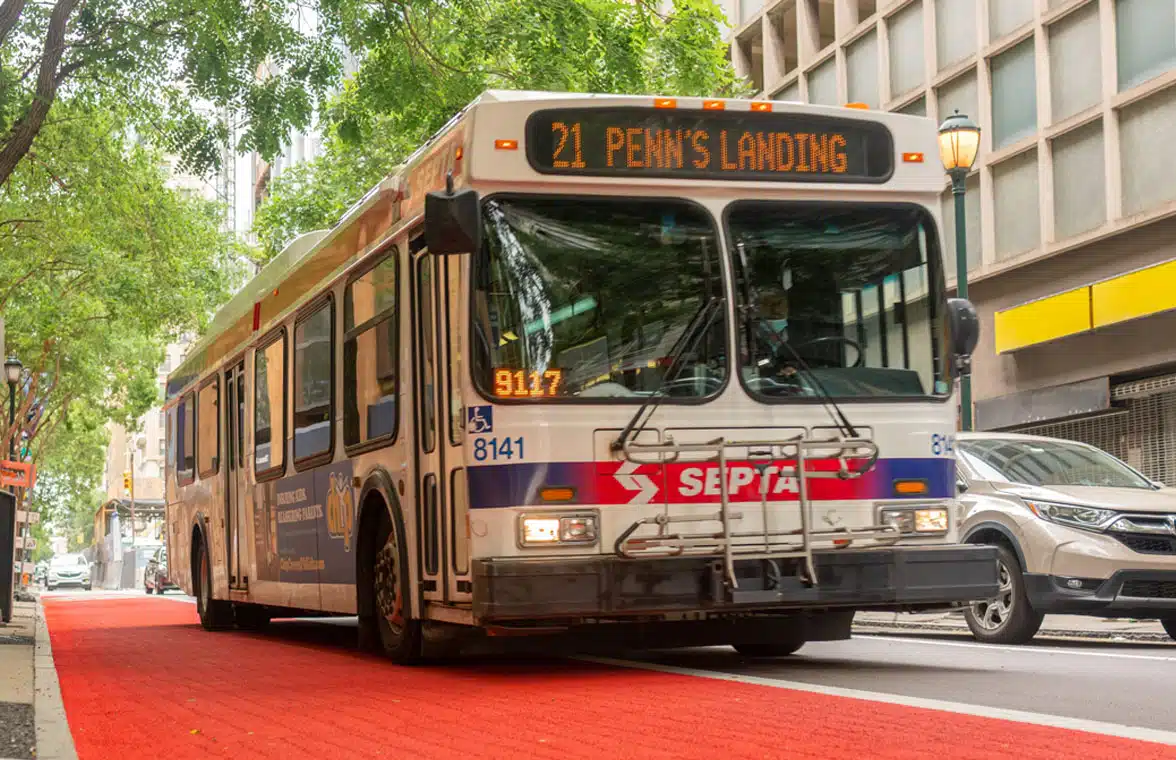 SEPTA bus offering mobile and contactless fare payments 