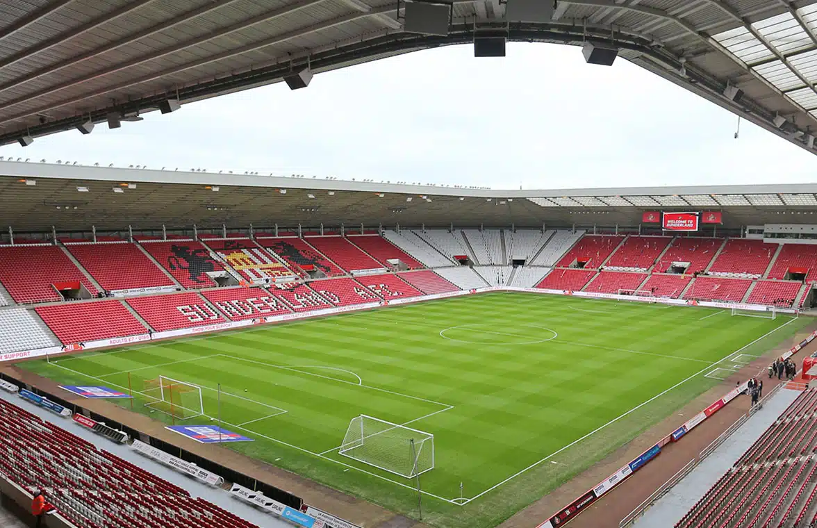 Sunderland football club Stadium of Light where it is launching contactless NFC ticketing in the 23-34 season
