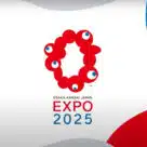 Logo for Japan cashless World Expo 2025 in Osaka