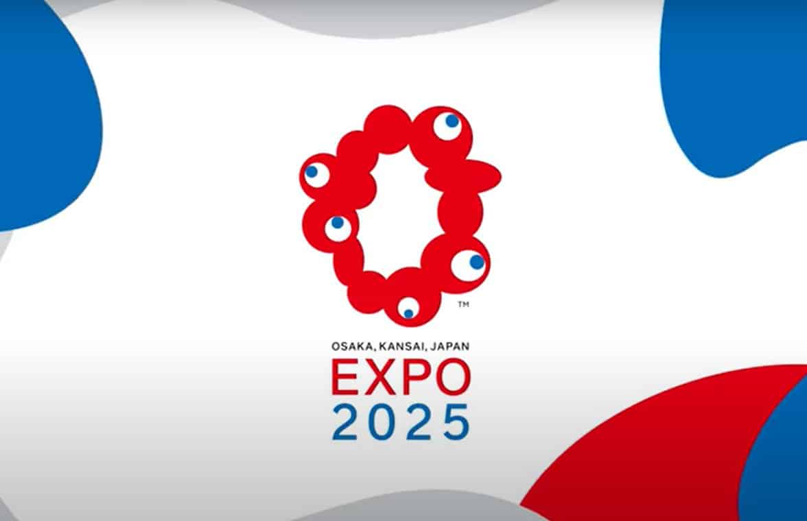 Logo for Japan cashless World Expo 2025 in Osaka
