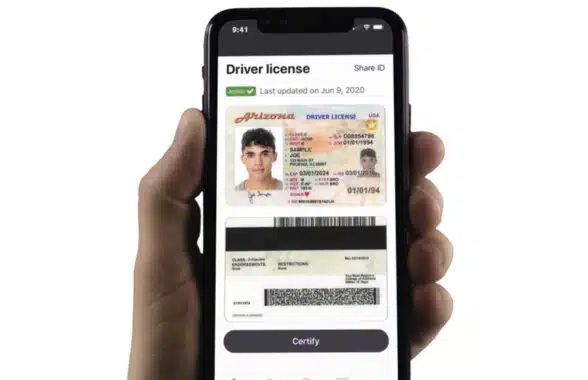 Arizona mobile driving licence