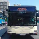 KTEL bus on Crete which will soon be able to accept contactless open loop fare payments