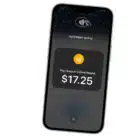 Apple Tap to Pay on an iPhone with payment screen