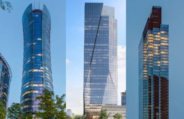 Three Warsaw skyscrapers that are rolling out contactless mobile access control