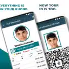 owa Mobile ID on smartphone with state ID and qr code